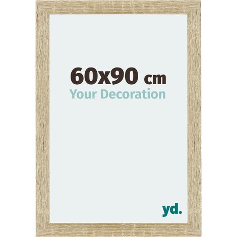 Cadre Puzzle 60x90 cm - cm - Chêne Sonoma - MDF - Mura. (1/5)