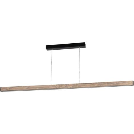 [GEBRAUCHT] B-Ware Envostar Lineo LED Hängeleuchte Pendelleuchte LED Lampe Kiefer grau 135cm (1/2)