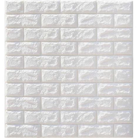 3D Wall Panels, Waterproof PE Foam 3D Self-Adhesive Wallpaper for Interior Wall Decoration, TV Wall, Bathroom, Kitchen, Living Room (1/3)