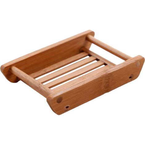 Support Savon Bois - Plateau Égouttoir pour Savon - Design Bateau Rétro - Usage Salle de Bain Cuisine - 1 Pièce (1/5)