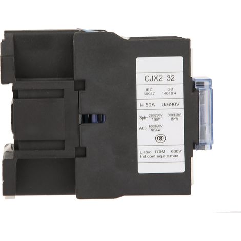 Contacteur électrique CA pour industrie réactif CJX2-3201 220V 32A (1/5)