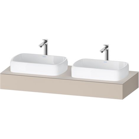 Console Duravit Collection One, 1400x550x170mm, découpe à gauche