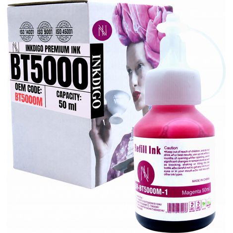 Inkdigo BT5000M Tinte kompatibel mit Brother DCP-T300, MFC-T800W, DCP-T510W, TÜV-zertifiziert (1/5)