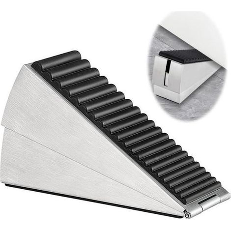 Butée De Porte,Arrêt de porte à hauteur réglable par ressort,Cale Porte Sol,Bloque Butoir de Porte,Bloc de Porte en Inox,pour maison (1/4)