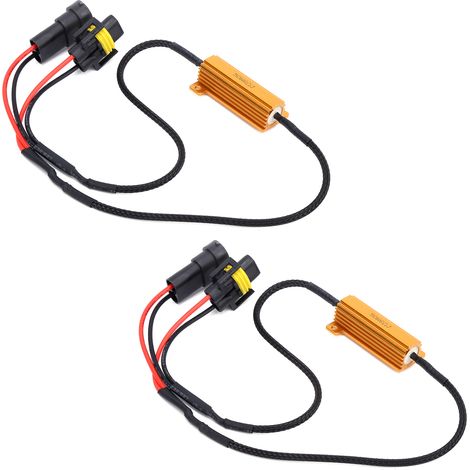 x 50W 6Ω H11 880 881 LED-Metalladapterwiderstände für Blinker / Nebelscheinwerfer (1/5)
