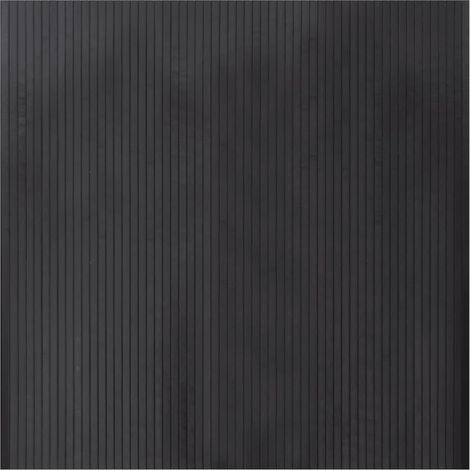Tapis rectangulaire gris 100x100 cm bambou (1/5)