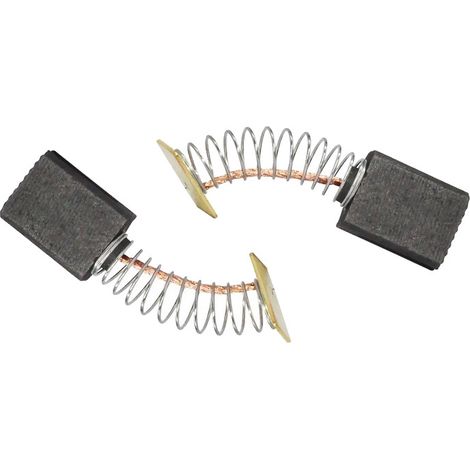 2x Trade-Shop Kohlebürsten Motorkohlen 6 x 10 x 13/14,5mm kompatibel mit Meistercraft MHRW 1200 Rührwerk (1/2)