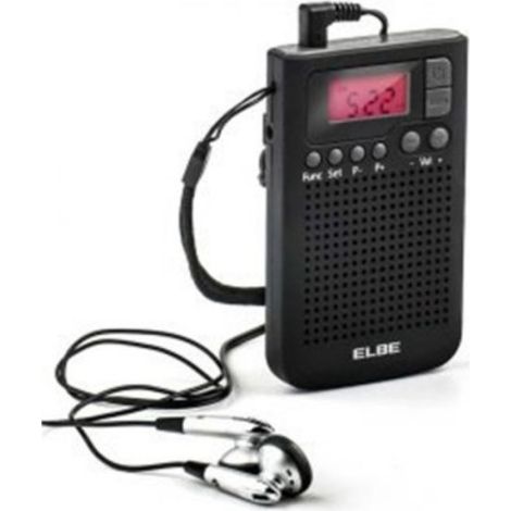 Radio portatil 9,8x6x1,8cm digit. elbe ne am/fm