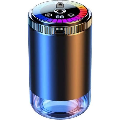 Diffuseur d'huiles essentielles pour voiture avec parfum, diffuseur d'aromathérapie portable USB avec lumière dynamique, adapté aux voitures, bureaux, maisons et chambres (1/4)