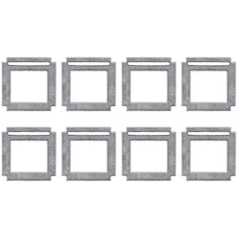 8pcs Cleaning Cloth for W66 Vacuum Cleaner Replacement Accessories for Electric Window Cleaner Robot (1/2)