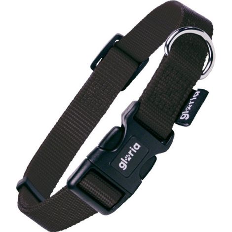 Collier pour Chien Gloria Noir Taille S (27-37 cm)