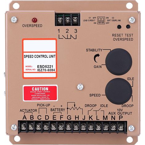 Contrôleur de vitesse ESD5221, carte universelle, régulateur de commande de moteur, composants électriques