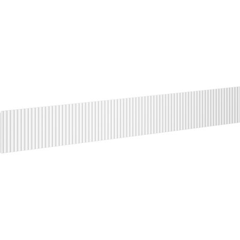 Mexen Rivel avant rainuré pour le corps du meuble de salle de bain 160 x 20 cm, blanc mat - 91A20-1600-235-1-01 (1/2)