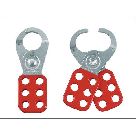 Lockout Standard Hasp 25mm Steel Red MLKS420 (1/2)