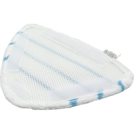 Housse Microfibre - Balai Vapeur - Compatible Nettoyeur Vapeur Triangulaire - 29 x 20 cm - Blanc - Lot de 3 (1/5)