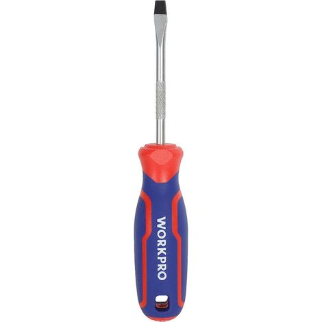 Cacciavite a Testa Piatta Cr-v con Manico Tricolore, 3x75mm Workpro