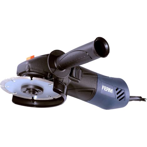 Meuleuse d'angle - 850W - 125mm - Protection électronique de redémarrage - Soft grip - Verroulliage de broche - Câble de 3 mètres - Incl. poignée latérale réglable (1/5)