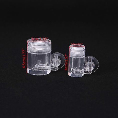 Diffuseur de CO2 en acrylique pour aquarium avec ventouse, idéal pour les aquariums plantés et le maintien de la santé des plantes aquatiques. (1/4)