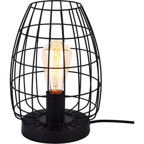 Lampada da tavolo EDM 32118 Nero Metallo 20 x 27 cm