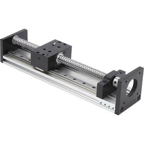 Linearschlitten 80 2-Achsen Kugelgelenk Manueller Schiebetisch Präzise Führungsplattform 200 mm Hub ECBX1605 (1/5)