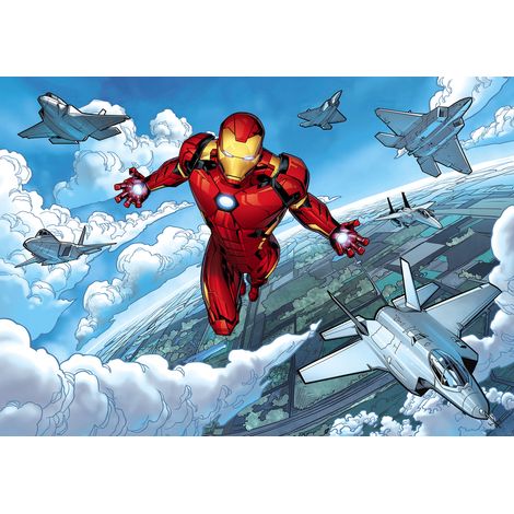 Poster XXL iron man qui vole l400 x h280 cm (1/5)
