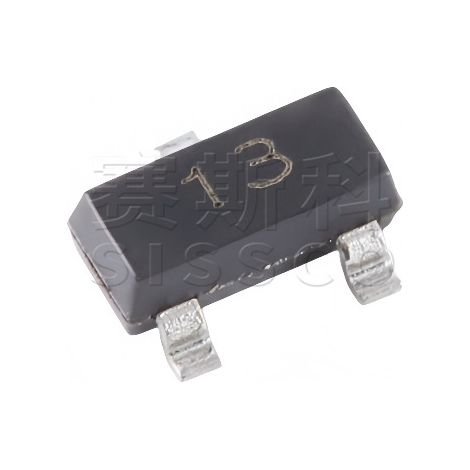 Changdian/Changjing DTA143ECA, screen printed 13, SOT-23, PNP digital transistor, surface mount transistor, electronic component chip, electronic component, 5 pieces, packed and shipped.