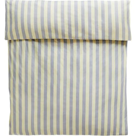 [GEBRAUCHT] B-Ware Bettbezug Decke Hülle Bezug Hay Baumwolle Blau Weiß 200 X 200 Cm