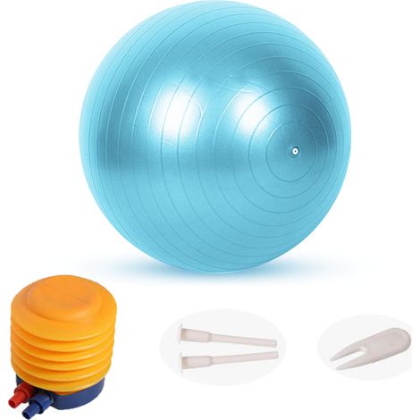 Ballon De Yoga - 75 Cm - Structure Alvéolaire Anti-Éclatement - Surface Antidérapante - Pour Pilates Yoga Grossesse Et Bureau - 1 Pièce (1/5)