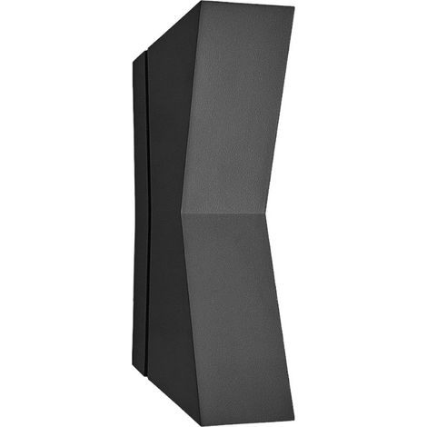 LED-vägglampa utomhus "Maniela" aus aluminium / grå / zink von Lucande