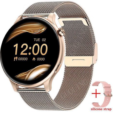 Montre connectée étanche IP68 pour femme avec 24 modes sportifs et cadran personnalisable - Suivi d'activité GPS et moniteur de sommeil (1/5)