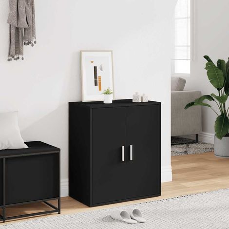 Schuhschrank Schwarz 60x35x70 cm Holzwerkstoff (1/4)