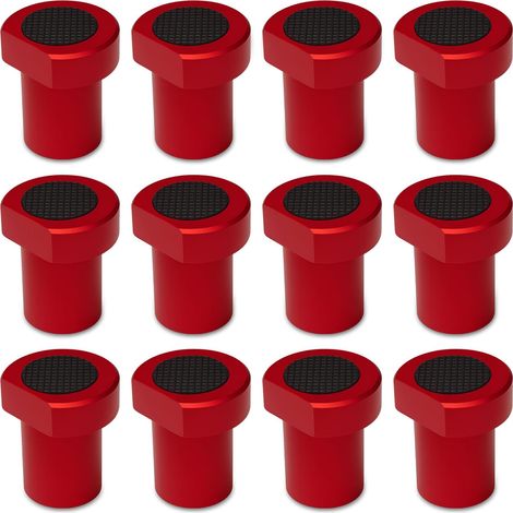 Lot de 12 crochets de canapé en alliage d'aluminium pour trou de chien de 20 mm - Pour trou de chien de 20 mm - Établi robuste - Mâchoires de serrage - Aide au positionnement pour le travail du bois (1/5)
