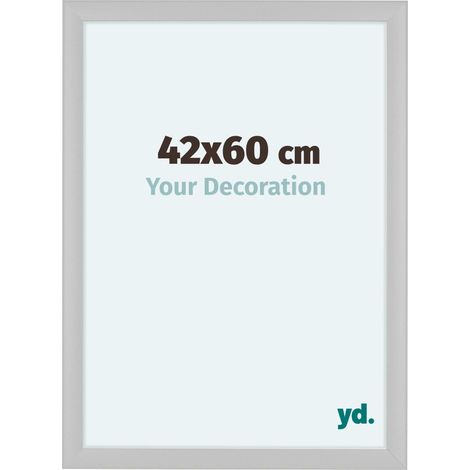yd. - Cadre photo 42x60 - Blanc Mat - MDF - Como (1/5)