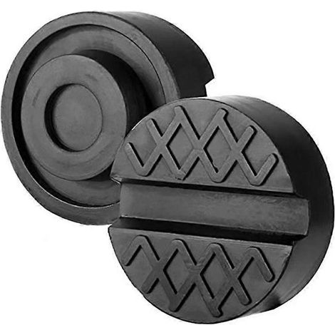 Patins antidérapants pour points de levage de crics, prévenant les rayures, pour une utilisation en atelier ou en garage.