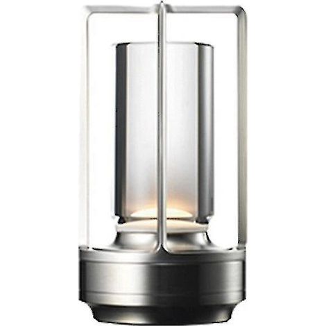 Lampe de table LED rechargeable 2600 mAh, lampe de table moderne à réglage tactile pour chambre, restaurant - yu (1/5)
