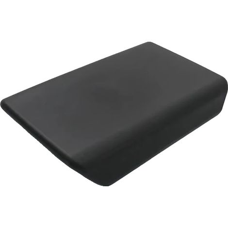 Rivestimento per bracciolo, in materiale TPE, facile da pulire, nero. (1/2)