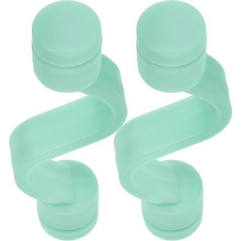 Cale de porte de machine à laver magnétique, 10,30 x 2,00 x 2,00 cm, lot de 2 (1/5)