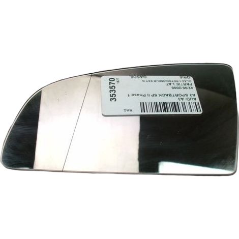 [PRODUIT D'OCCASION] Glace Retroviseur Exterieur G AUDI A3 Sportback II Phase 1 2004-2008 ♻️ Ref Oe. 8e0857535e - Garantie à vie (1/3)