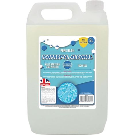 1 x 5 Litre Strong Isopropyl Alcohol IPA Disinfectant Cleaner