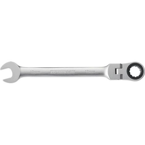 Clé mixte à cliquet ouv. de clé 17 mm L. 233 mm côté anneau flexible (1/3)