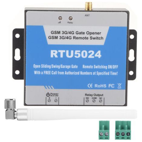 GSM RTU5024 Access Controller – Fernbedienungsschalter – 9–15 VDC Stromversorgung – für sichere Fernzugriffskontrolle (1/4)
