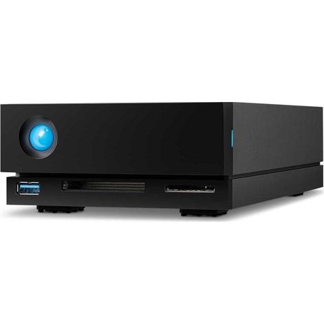 LaCie 1big Dock disco rigido esterno 20 TB 7200 Giri/min 3.5" USB Type-A / USB Type-C 3.2 Gen 1 (3.1 Gen 1) Nero (1/2)