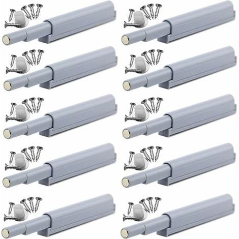 Appuyez pour ouvrir magnétique loquets Fermetures magnétiques push-open ouvre et ferme la porte avec une simple pression (10 pièces) (1/5)