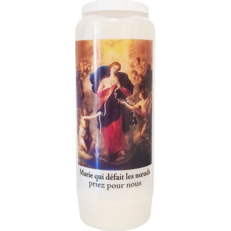 Bougie Marie qui défait les nuds neuvaine