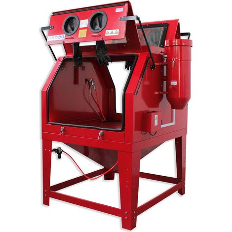 Sabbiatrice professionale SOGI S-320 cabina di sabbiatura  con doppia apertura e aspiratore (1/5)