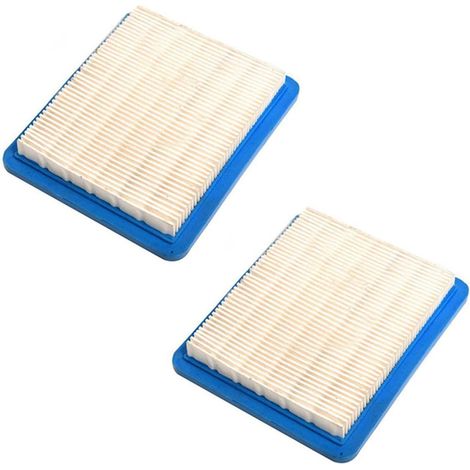 Filtre à air de tondeuse à gazon 2 pièces, remplacement de filtre à air pour moteur Briggs Stratton 491588 399959 491588S (1/5)