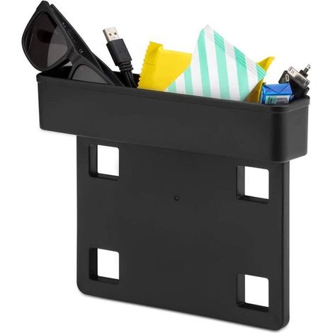 Autositz-Aufbewahrungsbox,2-teiliger Autositz-Organizer,seitliche Aufbewahrungsbox,zur Aufbewahrung von Autogegenständen,z. B. für Mobiltelefone (1/5)