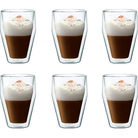 Set 6 Verres Double Paroi Empilables (1/4)