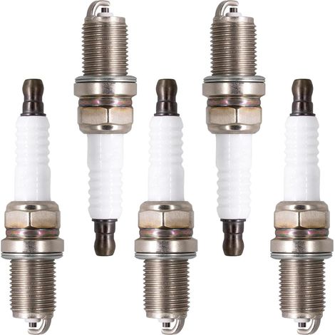 Bougies d'allumage RC12YC pour 491055 491055S 692051 792015 491055T 5066 pour 25 132 12-S pour Moteur de Tondeuse à Gazon M78543 531308128 5 pièces (1/5)