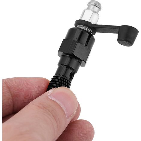Entlüftungsschraube M10x1,0 mm für Motorradbremssattel, Hohlschraube, schwarze Staubkappe, Hauptbremszylinder-Austauschsatz (1/5)